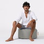 Atelier Del Sofa Round Pouf - Fume